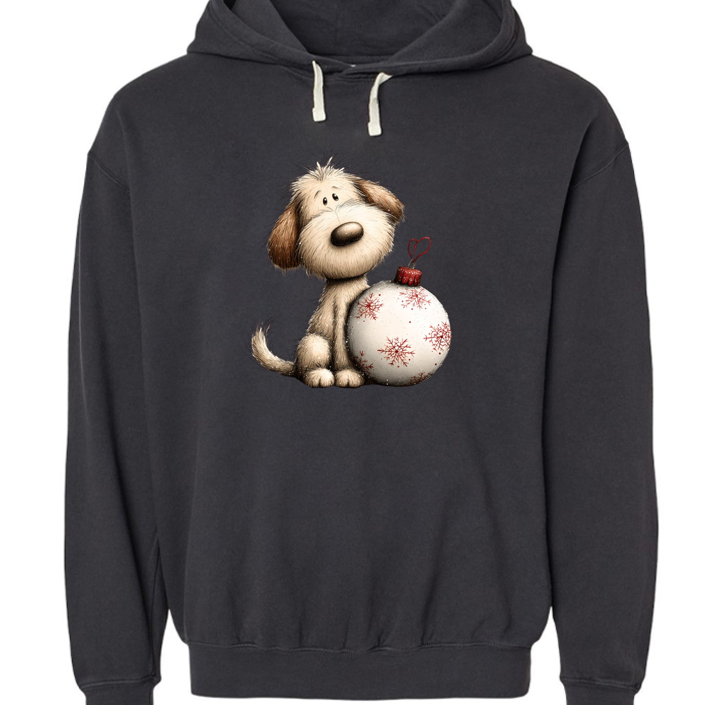 Comfort Colors Whimsy Ornament Pup Hoodie - Purrfect Pet Haven