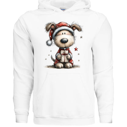 Whimsy Pup Christmas - Dog Lover Holiday Hoodie Gift - Purrfect Pet Haven
