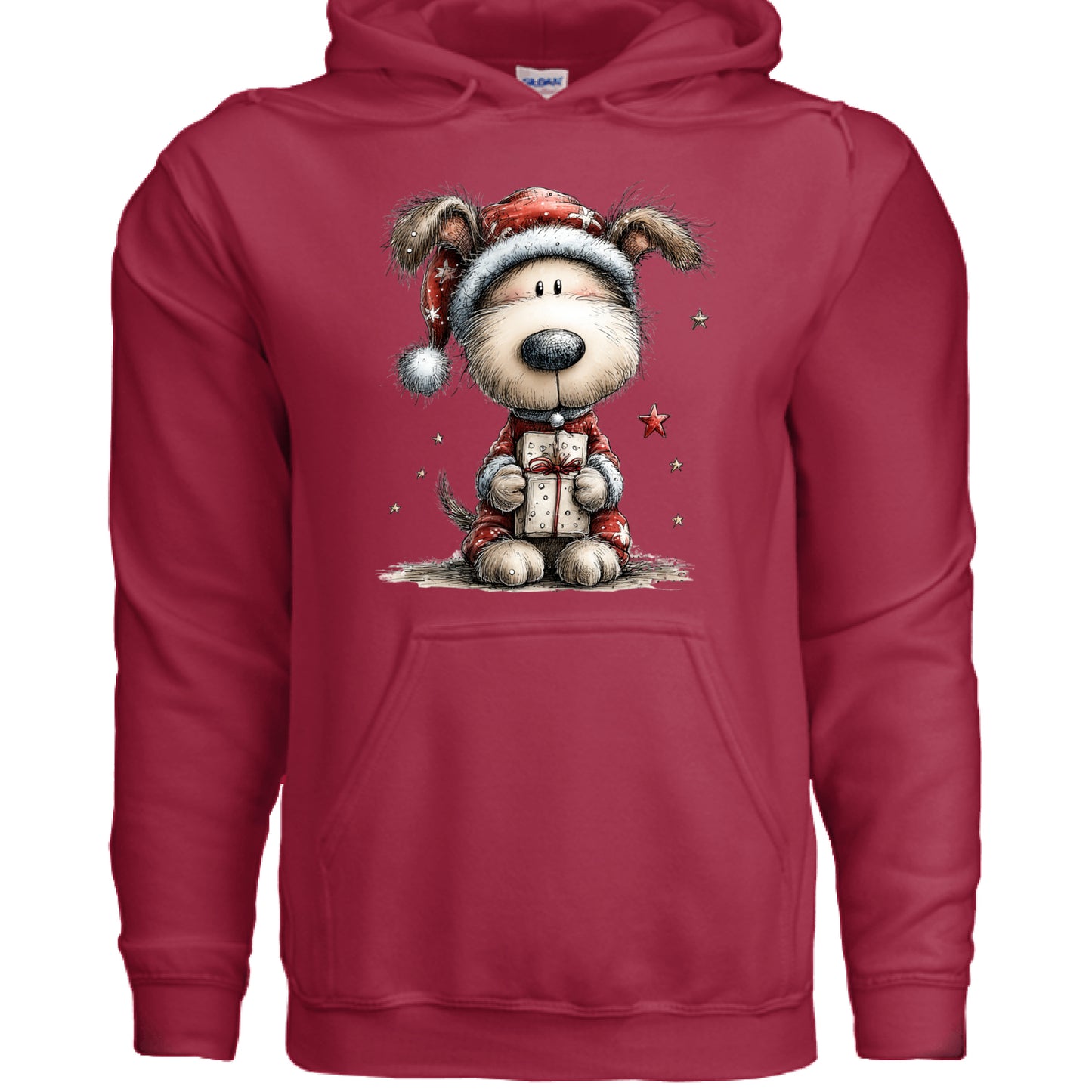 Whimsy Pup Christmas - Dog Lover Holiday Hoodie Gift - Purrfect Pet Haven