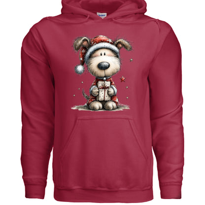 Whimsy Pup Christmas - Dog Lover Holiday Hoodie Gift - Purrfect Pet Haven
