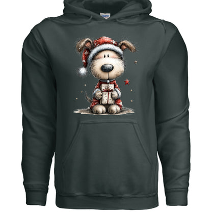 Whimsy Pup Christmas - Dog Lover Holiday Hoodie Gift - Purrfect Pet Haven