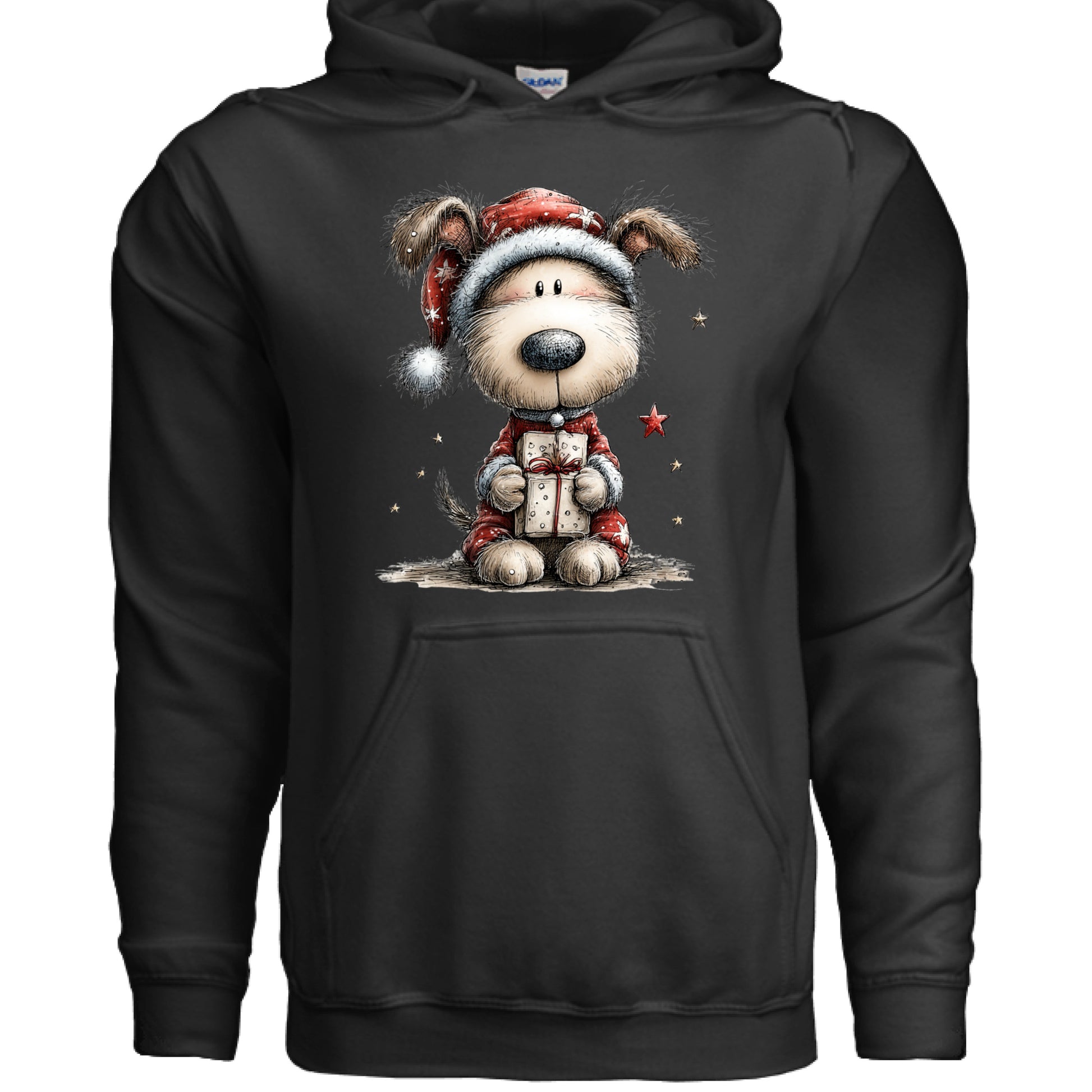 Whimsy Pup Christmas - Dog Lover Holiday Hoodie Gift - Purrfect Pet Haven