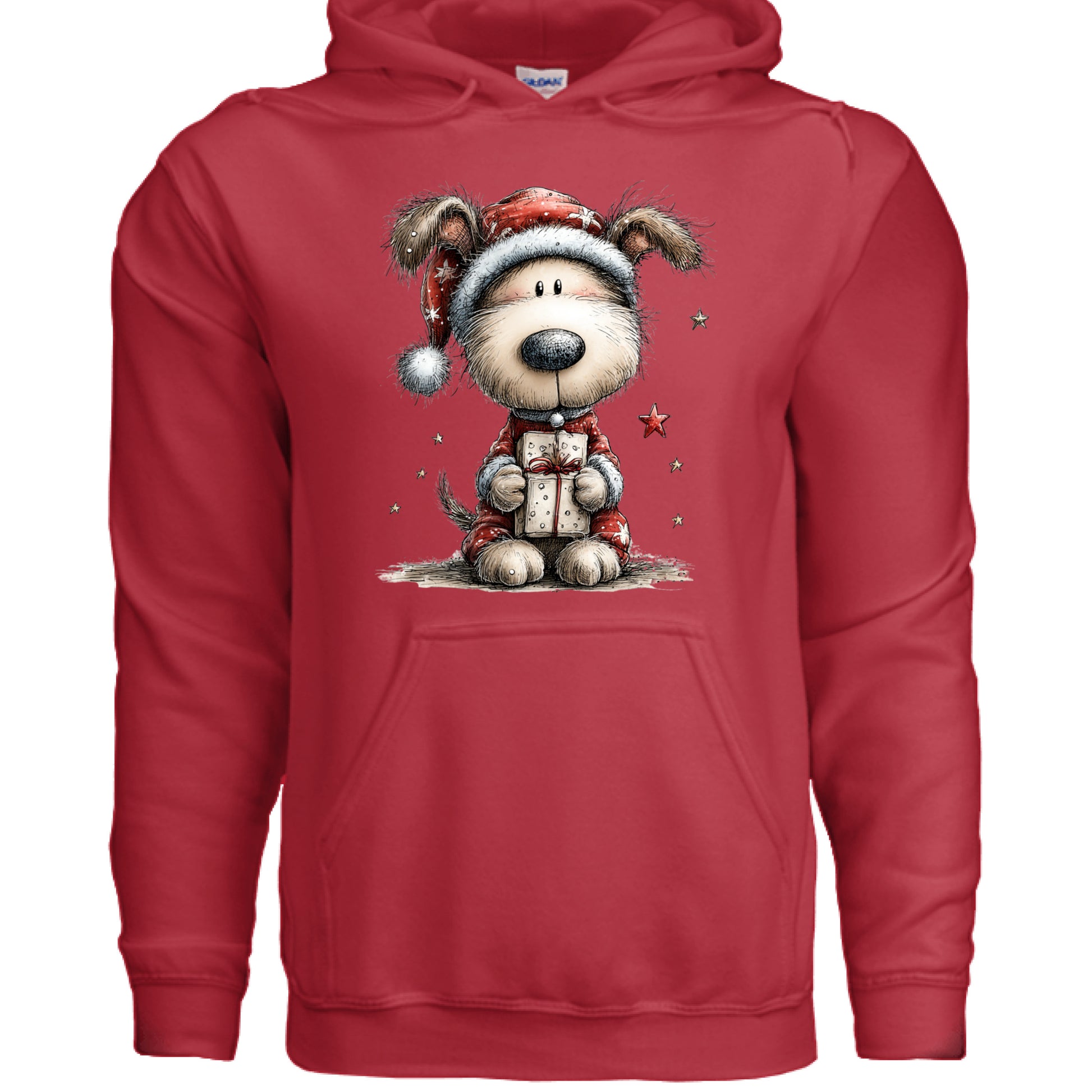 Whimsy Pup Christmas - Dog Lover Holiday Hoodie Gift - Purrfect Pet Haven