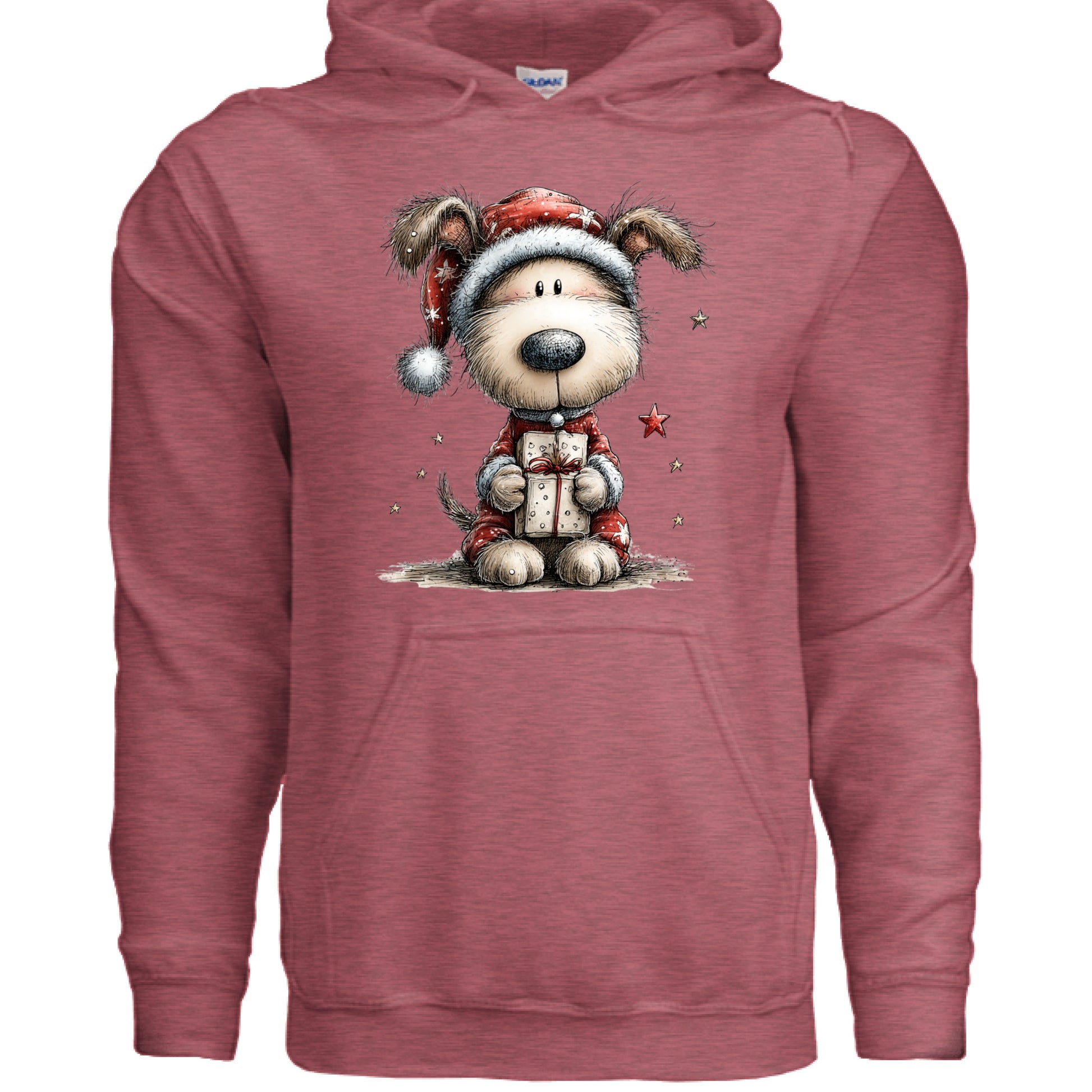 Whimsy Pup Christmas - Dog Lover Holiday Hoodie Gift - Purrfect Pet Haven