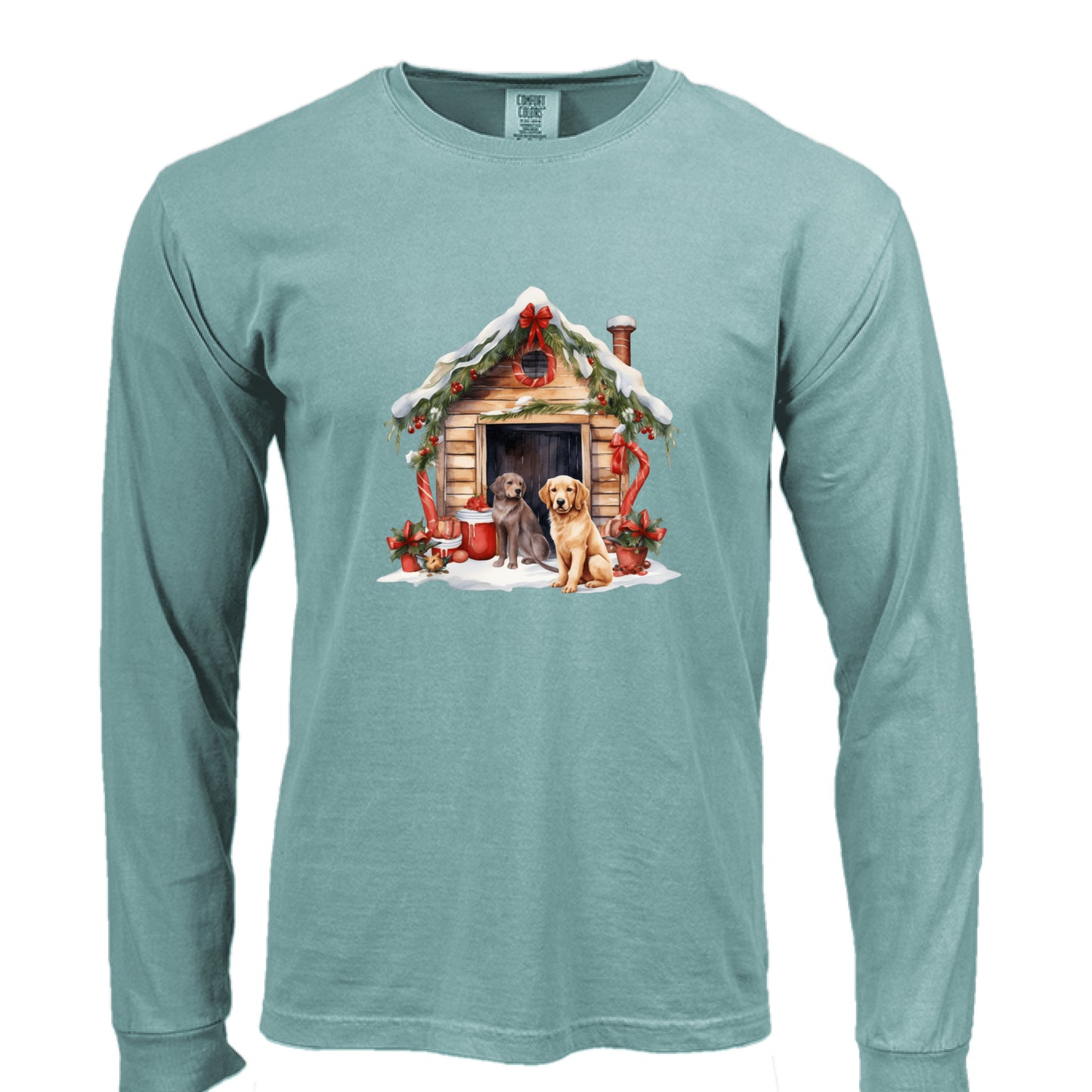 Comfort Colors Dog House Long Sleeve Shirt - Unisex Cotton - Purrfect Pet Haven