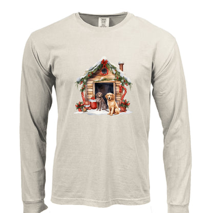 Comfort Colors Dog House Long Sleeve Shirt - Unisex Cotton - Purrfect Pet Haven