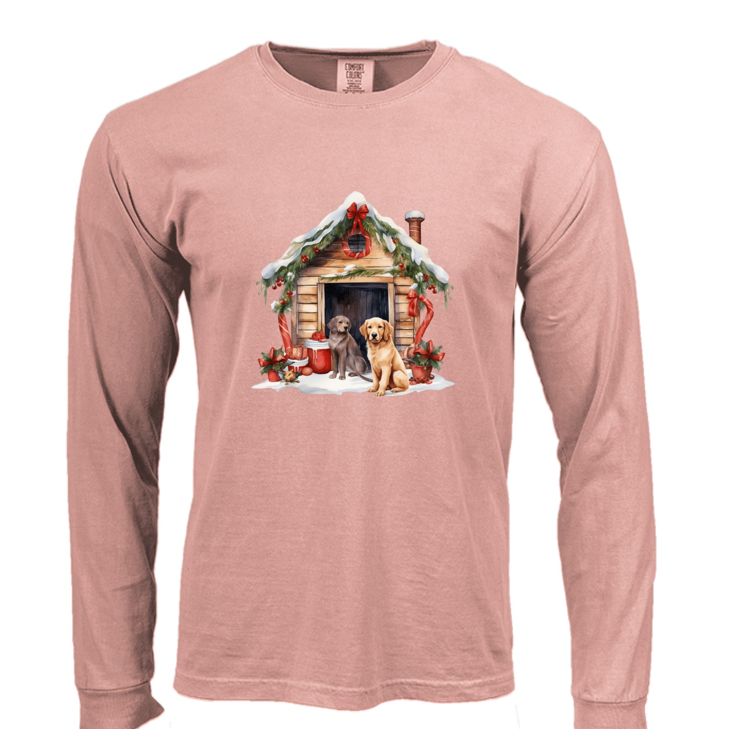 Comfort Colors Dog House Long Sleeve Shirt - Unisex Cotton - Purrfect Pet Haven
