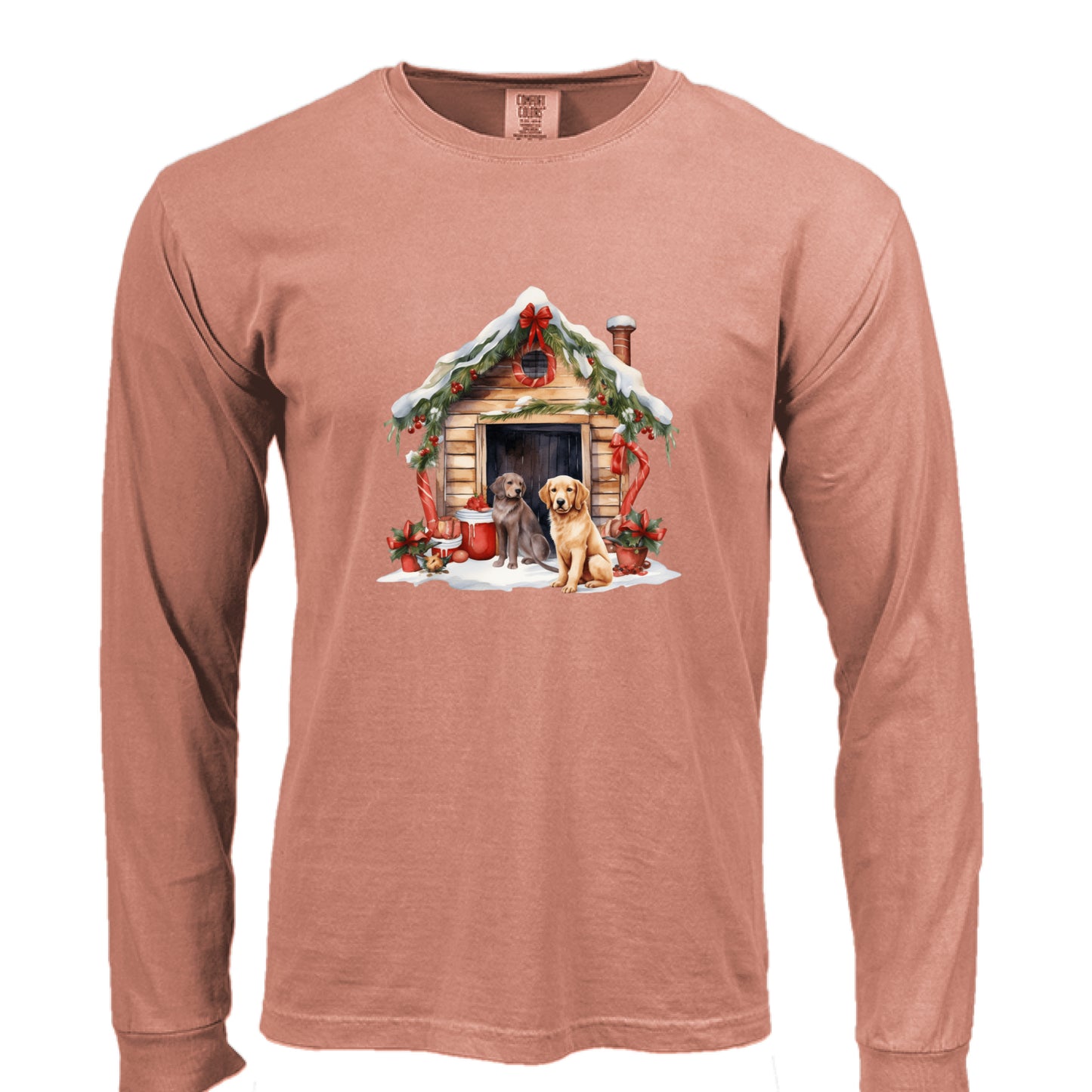 Comfort Colors Dog House Long Sleeve Shirt - Unisex Cotton - Purrfect Pet Haven
