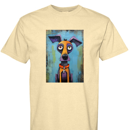 Dog T-Shirt - Quirky Dog Art Graphic Tee Comfort Colors - Purrfect Pet Haven