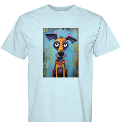 Dog T-Shirt - Quirky Dog Art Graphic Tee Comfort Colors - Purrfect Pet Haven