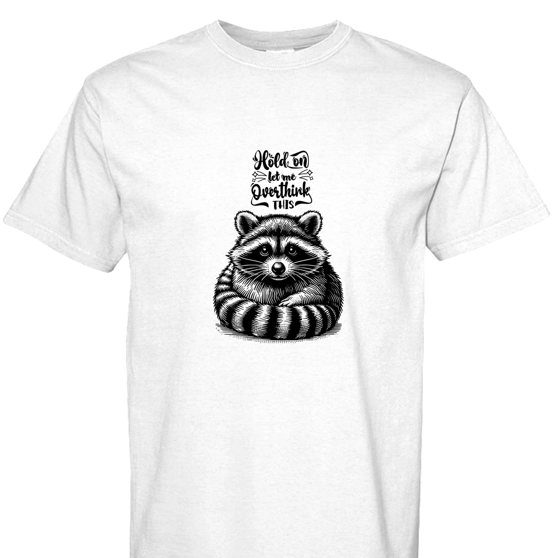 Funny T-Shirt - Overthinking Racoon Comfort Colors Tee - Purrfect Pet Haven
