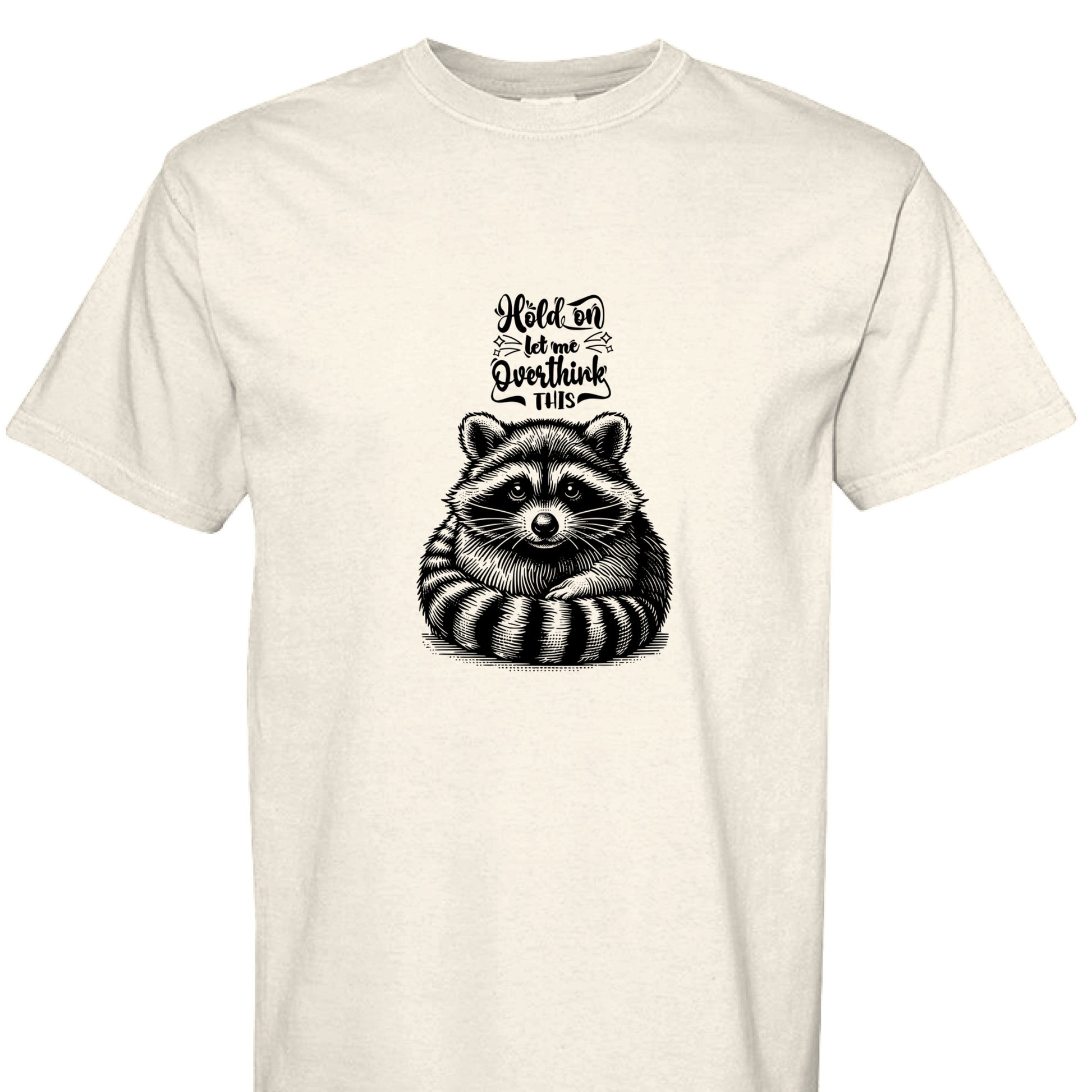 Funny T-Shirt - Overthinking Racoon Comfort Colors Tee - Purrfect Pet Haven