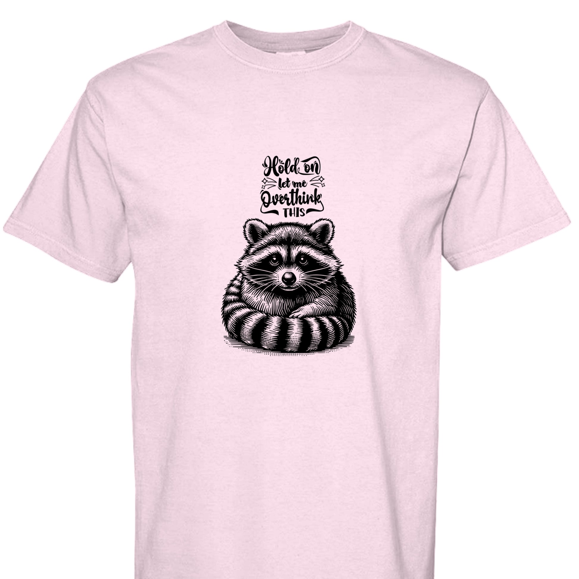 Funny T-Shirt - Overthinking Racoon Comfort Colors Tee - Purrfect Pet Haven