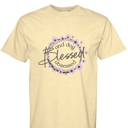Comfort Colors T-Shirt - Blessed Dog Obsessed