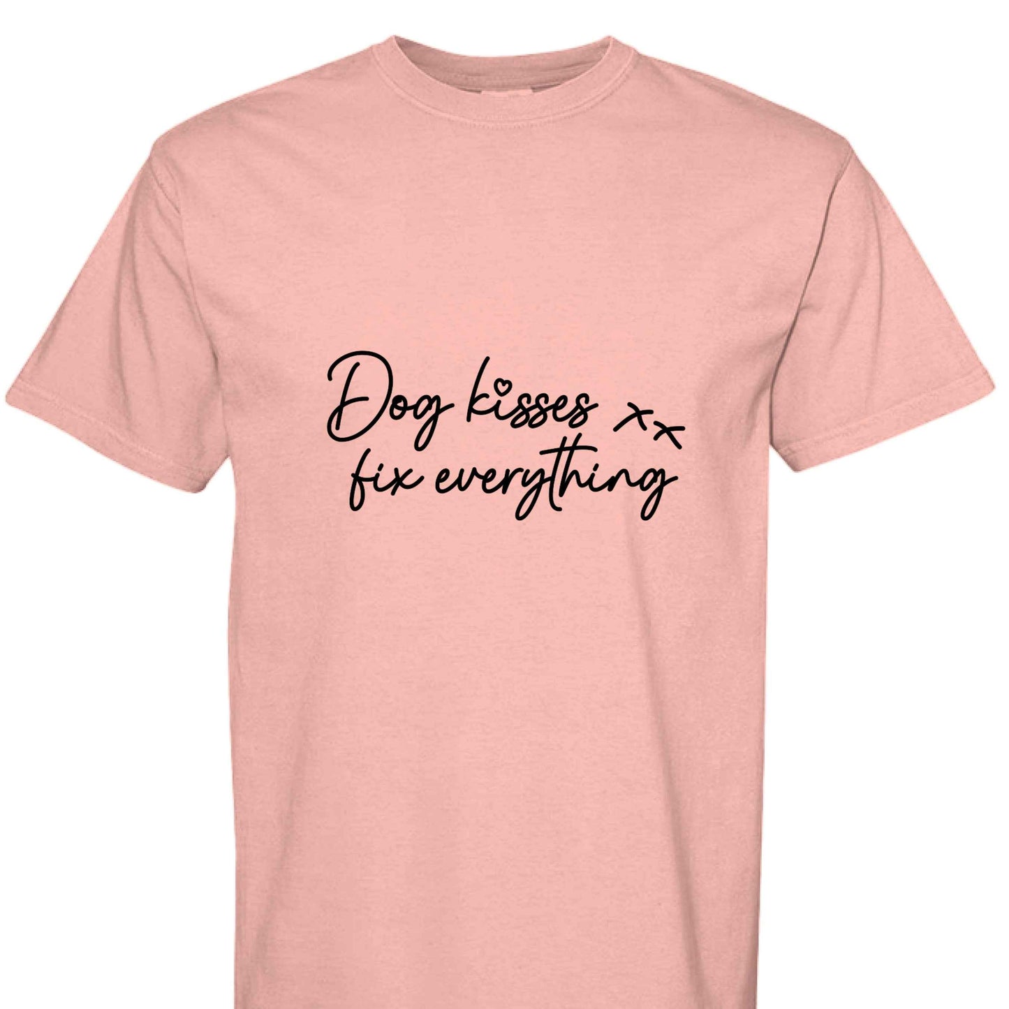 Comfort Colors T-Shirt - Dog Kisses Fix Everything