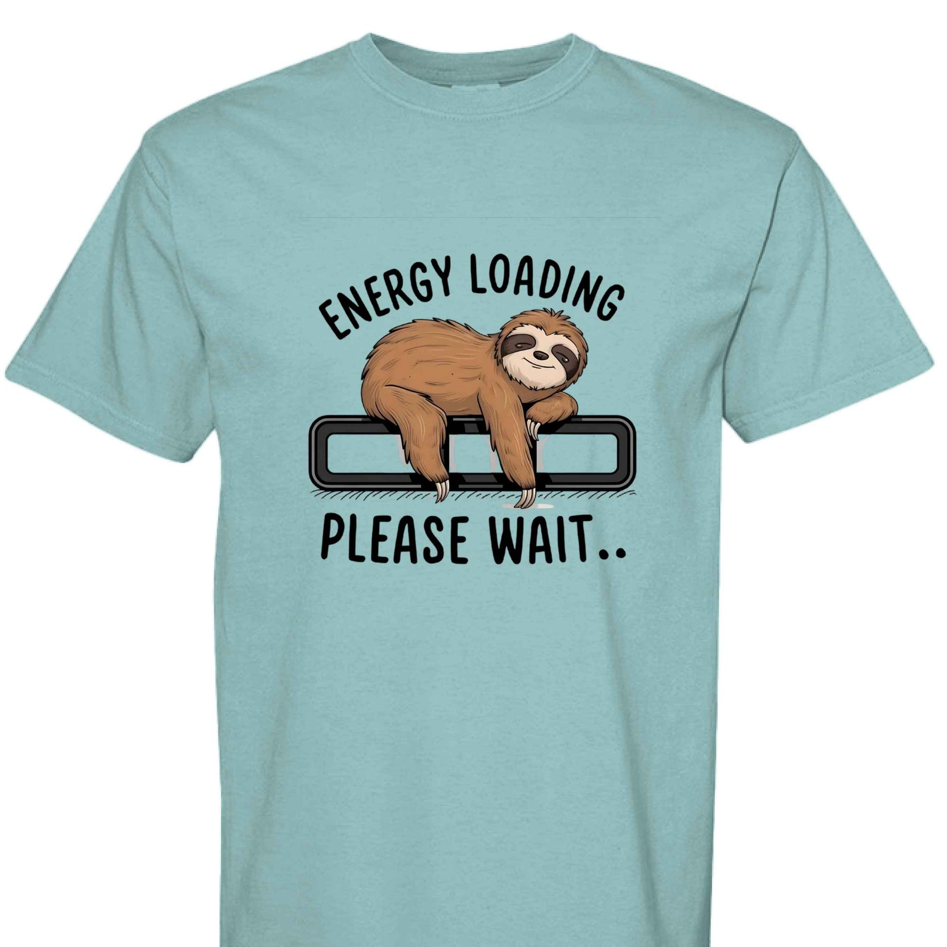 Comfort Colors T-Shirt - Energy Loading Sloth Tee