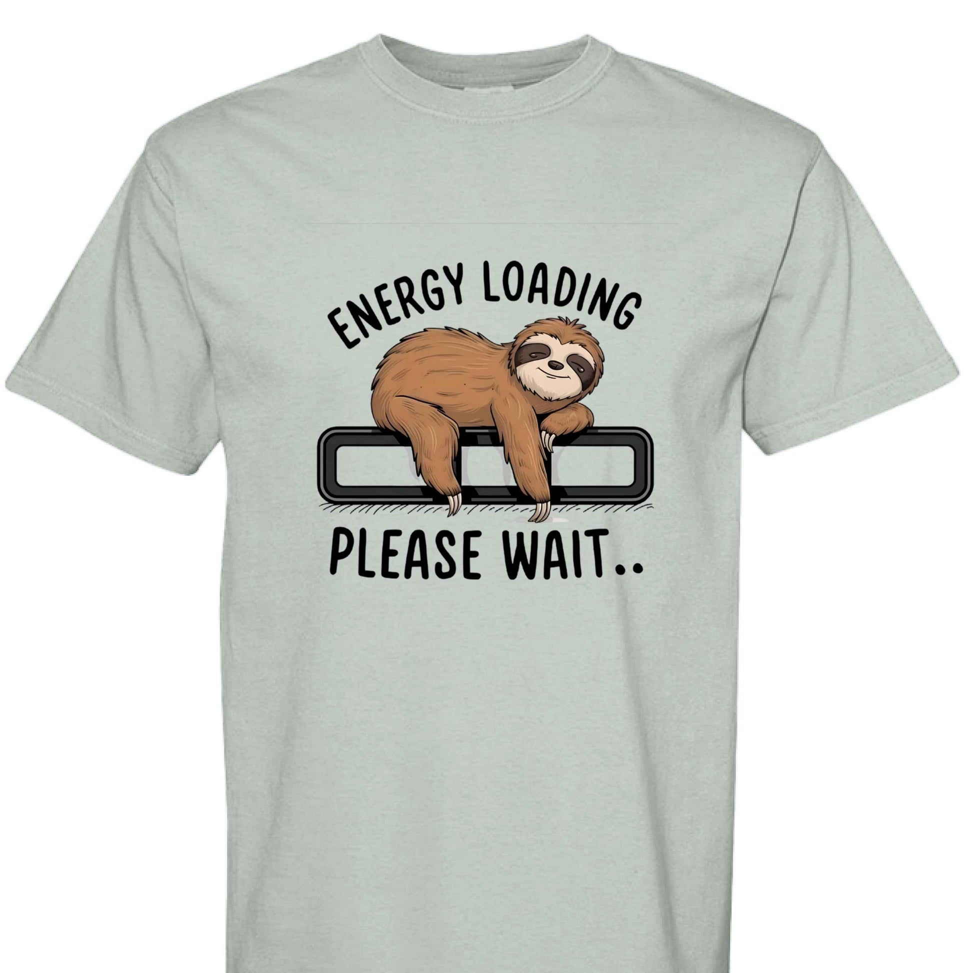 Comfort Colors T-Shirt - Energy Loading Sloth Tee