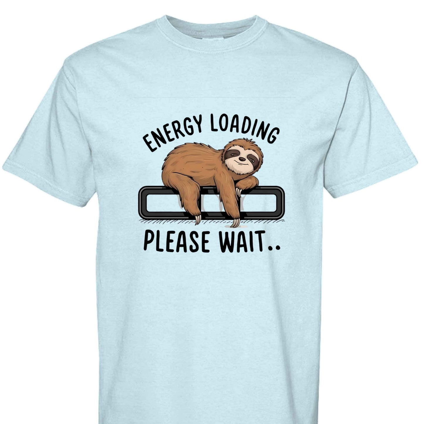 Comfort Colors T-Shirt - Energy Loading Sloth Tee