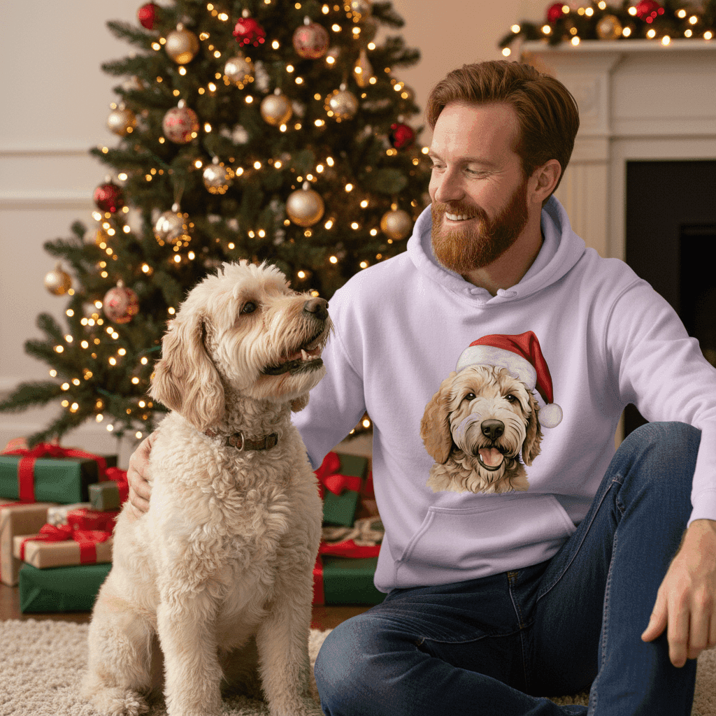 Goldendoodle Holiday Hoodie for Dog Lovers - Cozy Festive Gift - Purrfect Pet Haven