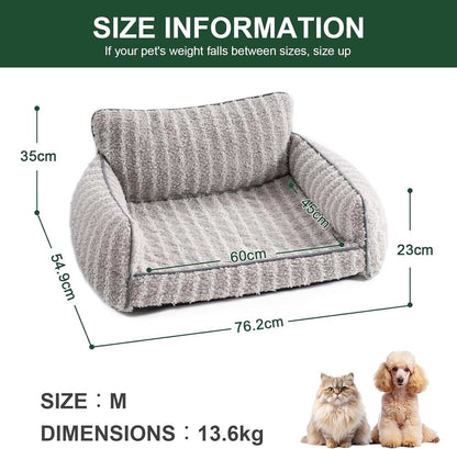 Orthopedic Pet Sofa - Small to Medium Size - Purrfect Pet Haven