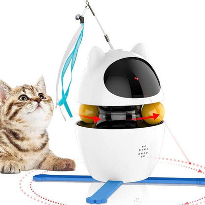 Automatic Laser Cat Toy with 360° Rotation - USB Rechargeable - Purrfect Pet Haven