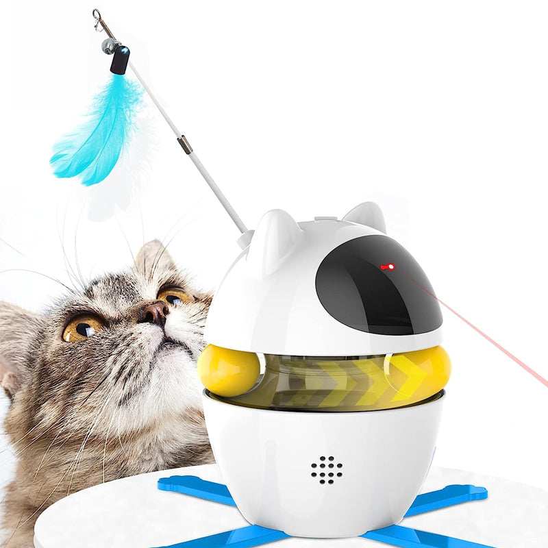Automatic Laser Cat Toy with 360° Rotation - USB Rechargeable - Purrfect Pet Haven