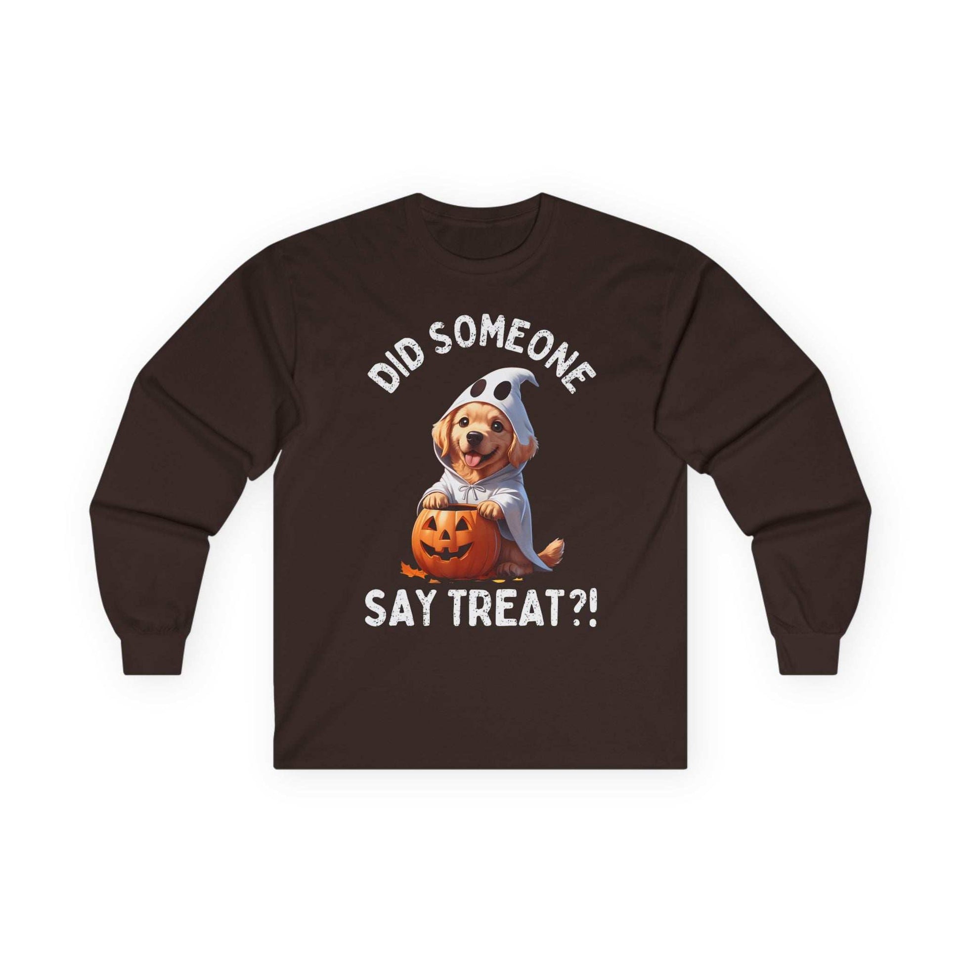 Halloween Dog Long Sleeve Tee - Unisex Pet Lover Shirt - Purrfect Pet Haven