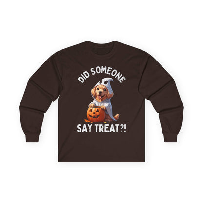 Halloween Dog Long Sleeve Tee - Unisex Pet Lover Shirt - Purrfect Pet Haven