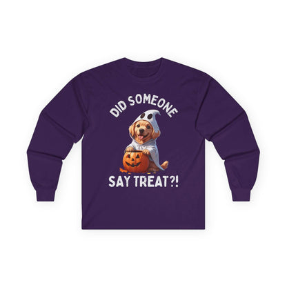 Halloween Dog Long Sleeve Tee - Unisex Pet Lover Shirt - Purrfect Pet Haven
