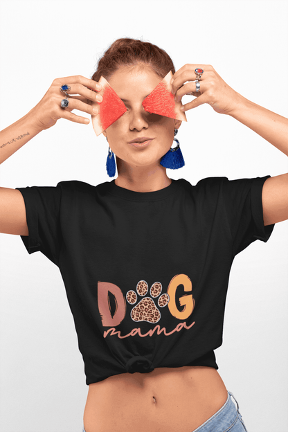 Dog Mama Tee - Women's Favorite Cute Dog Mom Shirt - Purrfect Pet Haven