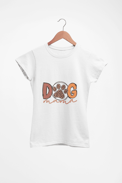 Dog Mama Tee - Women's Favorite Cute Dog Mom Shirt - Purrfect Pet Haven