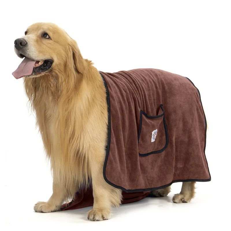 Pet Towel Dog Bathrobe Water Absorbent And Quick Drying Cleaning - Purrfect Pet Haven
