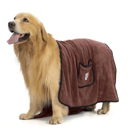 Pet Towel Dog Bathrobe Water Absorbent And Quick Drying Cleaning - Purrfect Pet Haven