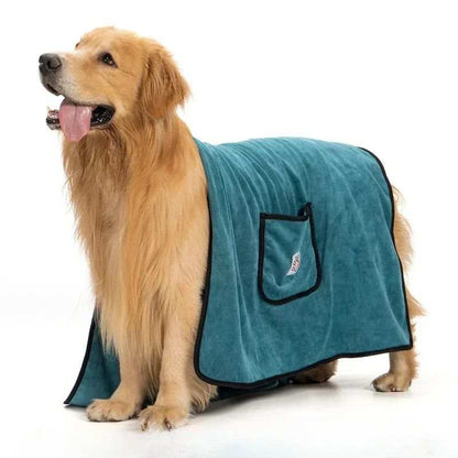 Pet Towel Dog Bathrobe Water Absorbent And Quick Drying Cleaning - Purrfect Pet Haven