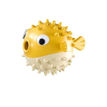 Fish-Shaped Dog Chew Toy - Squeaky Dental Toy for Aggressive Chewers All Sizes - Purrfect Pet Haven