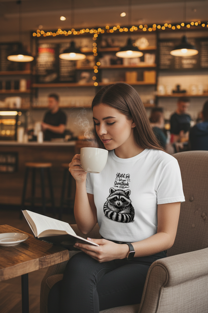 Funny T-Shirt - Overthinking Racoon Comfort Colors Tee - Purrfect Pet Haven
