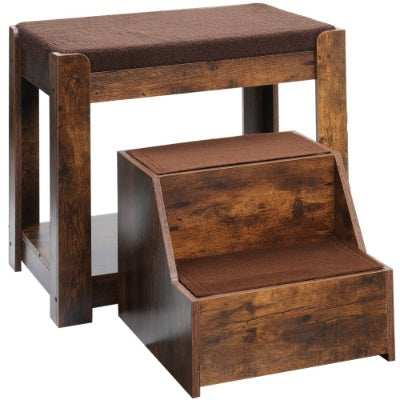 Pet Bunk Bed - Multi-Level with Steps - Purrfect Pet Haven