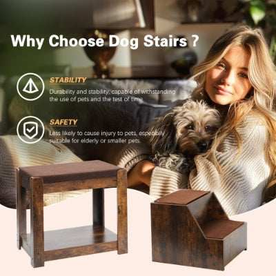 Pet Bunk Bed - Multi-Level with Steps - Purrfect Pet Haven