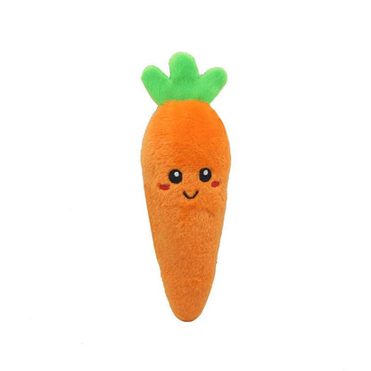 Pet Plush Sound Toy Fruit Vegetable Dog Cat Educational Toy - Purrfect Pet Haven