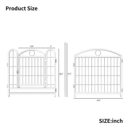 Dog Playpen Indoor 24 Inch 8 Panel Metal Dog Playpen - Purrfect Pet Haven