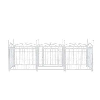 Dog Playpen Indoor 24 Inch 8 Panel Metal Dog Playpen - Purrfect Pet Haven