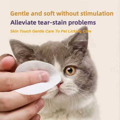 Pet Safe Eye Stain Wipes for Cats and Dogs - Purrfect Pet Haven
