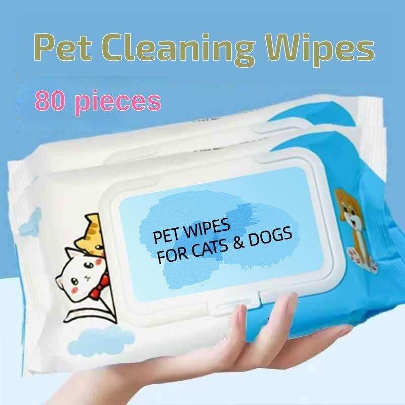 Dog Cat Pet Wet Wipes For Paws And Butt, EarsEyes Plant-based Pet Wipes, Unscented DogWipes, Cleaning Deodorizing, Paw Wipes ForDogs Cats Pets - Purrfect Pet Haven