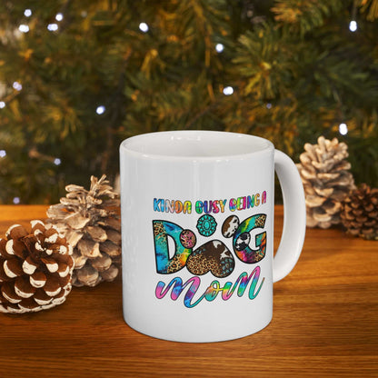 Colorful Dog Mom Ceramic Mug - Pet Owner Coffee Cup - Purrfect Pet Haven