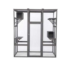 Large Multi-Level Outdoor Cat Enclosure Cage - Purrfect Pet Haven