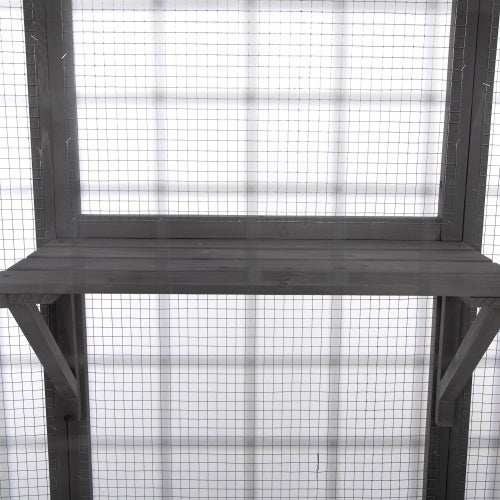 Large Multi-Level Outdoor Cat Enclosure Cage - Purrfect Pet Haven