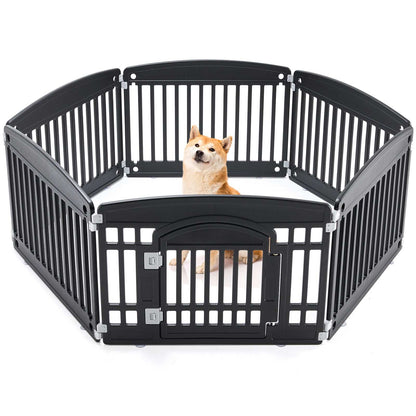 Safe & Reliable Dog Play Fence - Portable Pet Exercise Pen - Purrfect Pet Haven