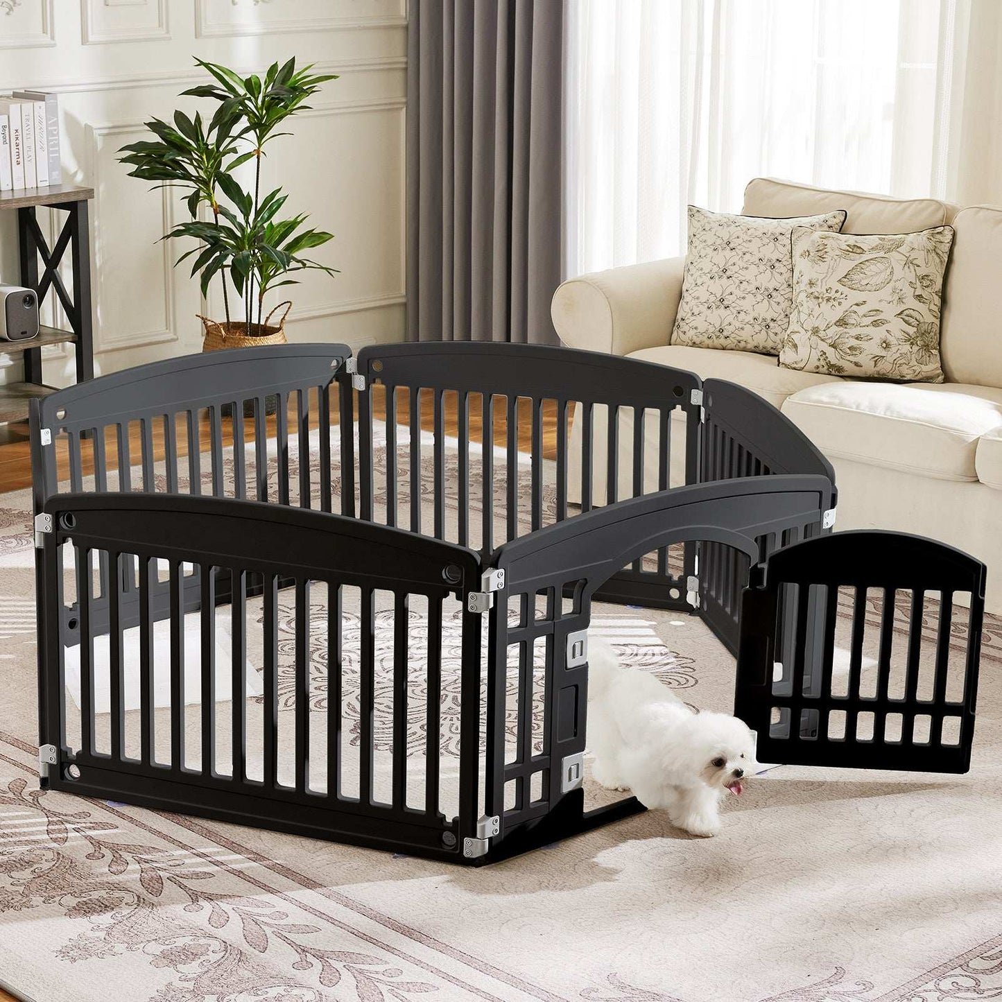 Safe & Reliable Dog Play Fence - Portable Pet Exercise Pen - Purrfect Pet Haven