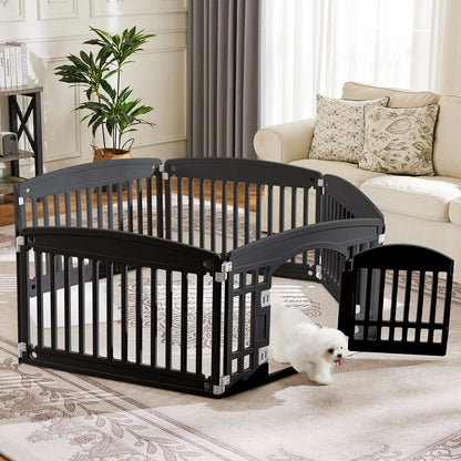 Safe & Reliable Dog Play Fence - Portable Pet Exercise Pen - Purrfect Pet Haven