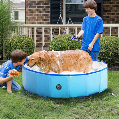 Portable Collapsible Pet Outdoor Swimming Pool - Purrfect Pet Haven